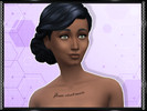 Sims 4 — Love conquers all tattoo by plumbobfae — one swatch, females only, bgc