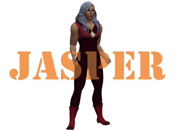 Sims 4 — Jasper by ladyfancyfeast — The outfitJasper wears in the show Steven Universe. I tried REALLY hard to make it as