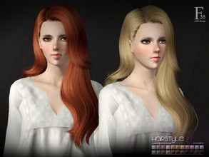 Sims 3 — sclub ts3 hair Vivian n38 by S-Club — Hi everyone! Here is my n38 hair for TS3 too! You can find the hair