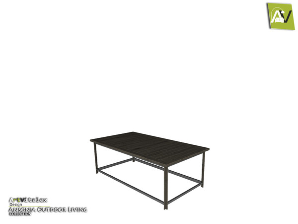 Sims 4 — Ansonia Coffee Table by ArtVitalex — - Ansonia Coffee Table - ArtVitalex@TSR, Dec 2018