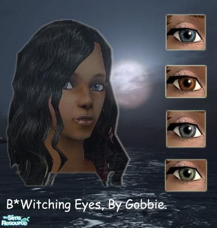 Sims 2 — Bewitching eye set by gobby — Great for the one look, heart stop affect