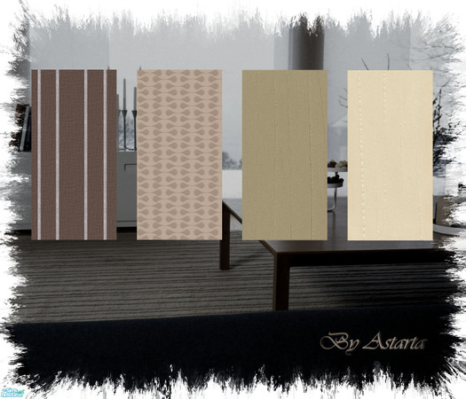 Sims 2 — Browns by Astarta — A tribute to Ulf Mortiz, who creates the most beautifull walls.
