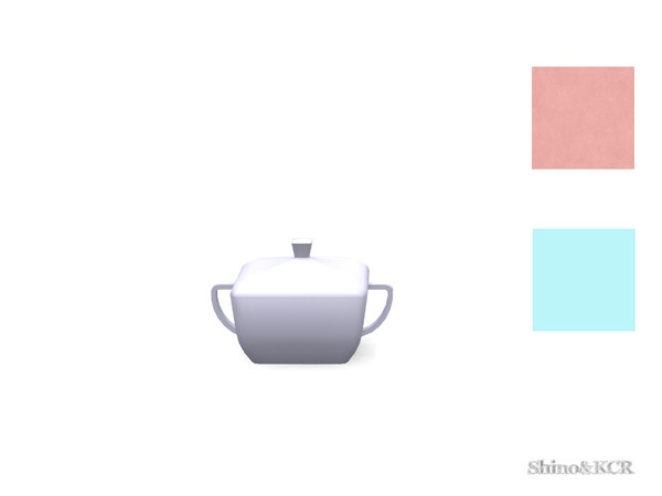 Sims 4 — Dining Liz Dishes - Sugar Server by ShinoKCR — Final Set of the Liz Series in Clutter