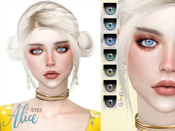 Sims 4 — [ Alice ] - Eyes by Screaming_Mustard — A new eye mask. For males and females, toddler +. With custom thumb
