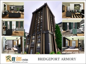 Sims 3 — Bridgeport Armory by Ray_Sims — Centrally located, this building is a favorite among the fashionable and the
