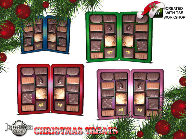Sims 4 — Christmas treats 2018 chocolate 2 by jomsims — Christmas treats 2018 chocolate 2