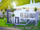 Sims 4 — Luxury Modern Home *No cc* by Runaring — This house is modern house with two floors. This house has 3 bedrooms