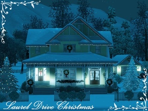 Sims 3 — Laurel Drive Christmas by missyzim — A beautiful Stick Style Victorian home decorated for the holidays. The