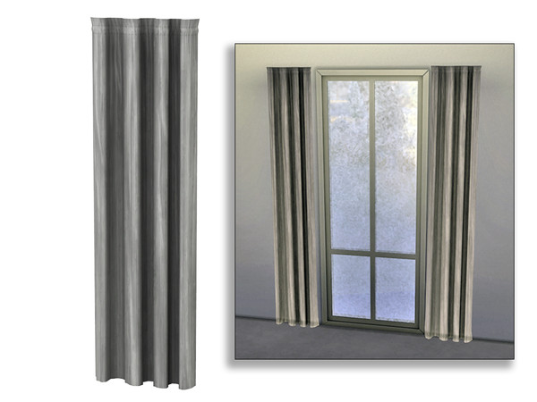 Sims 4 — Wyndal Curtain by sim_man123 — A tall curtain, as part of my Wyndal Bedroom.