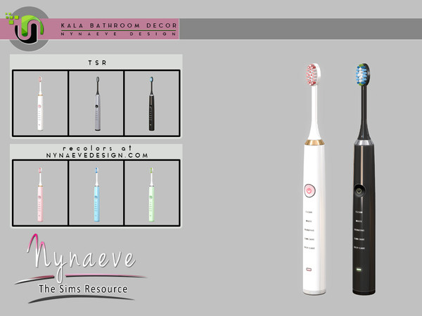 Sims 4 — Kala Bathroom - Toothbrush by NynaeveDesign — Kala Bathroom - Toothbrush Located in Decor - Miscellaneous Price: