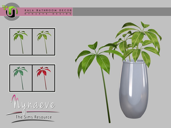 Sims 4 — Kala Bathroom - Branch by NynaeveDesign — Kala Bathroom - Branch Located in Decor - Plants Price: 147 Tiles: