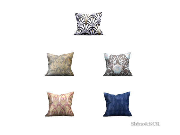 Sims 4 — Art Deco 18 - Pillow Floor by ShinoKCR — Sample of Art Deco Pieces find it under Clutter