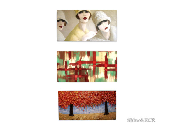Sims 4 — Art Deco 18 -  Painting by ShinoKCR — Sample of Art Deco Pieces
