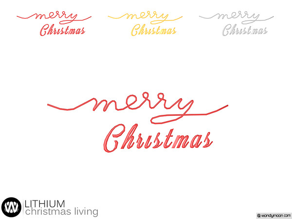 Sims 4 — Lithium Christmas Wall Decor by wondymoon — - Lithium Christmas Living - Christmas Wall Decor - Wondymoon|TSR -