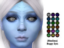Sims 4 — Buggy Eyes by Nimil — 18 colours HQ ready! find them in the facepaint category