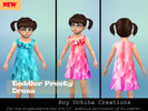 Sims 4 — Tunic Toddler Dress - Toddlers SP needed by Treexy — Cute Tunic dress for toddlers with many different swatches.