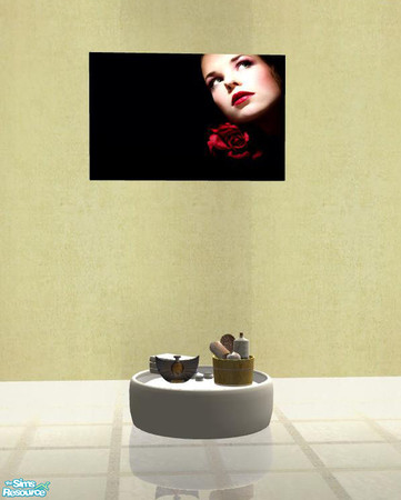 Sims 2 — Modern Designer Bathroom - Coffeetable by ShinoKCR — 4 Extraslots