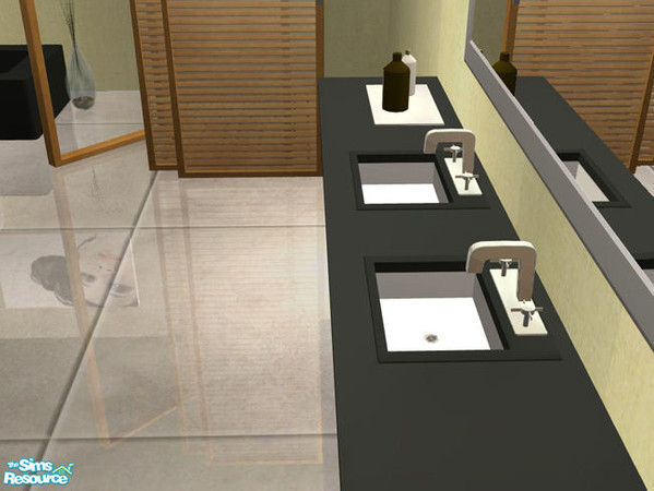 Sims 2 — Modern Designer Bathroom - Sink by ShinoKCR — 