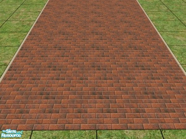 Sims 2 — Simified - antique flame pavers by eradicus — pavers to match my antique flame walls as requested by