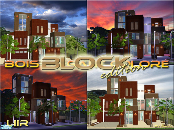 Sims 2 —  by Alyosha — The third in my Block edition of my current series, this is Liir! The third floor is unfurnished