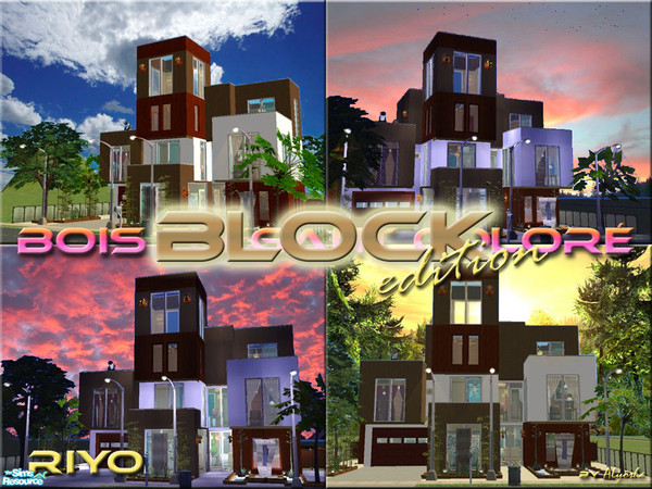 Sims 2 —  by Alyosha — The second in my Block Edition series of the same name, this is RIYO! Complete your modern home