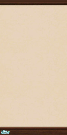 Sims 2 — His First Place,  Wall 2 by TSR Archive — Tan wall with dark trim. 