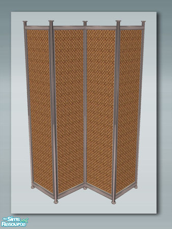 Sims 2 — Room Screen - Frame Metal by Shakeshaft — Part of a set of 4 new decorative items to add the finishing touches