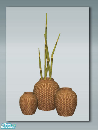Sims 2 — Vases and Sticks - Mesh by Shakeshaft — Part of a set of 4 new decorative items to add the finishing touches to