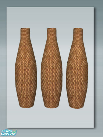 Sims 2 —  3 Vases -  Mesh by Shakeshaft — Part of a set of 4 new decorative items to add the finishing touches to your
