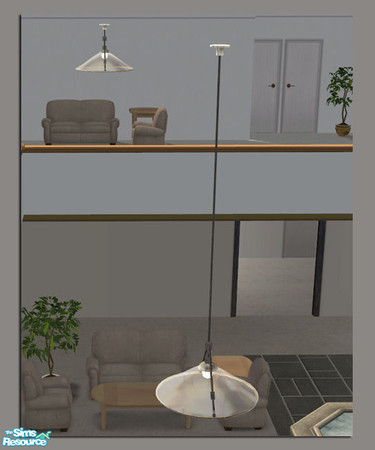 Sims 2 — 2 Story Dome Glass MESH by DOT — 2Story Dome Glass MESH 1 and 2 Story Dome Glass Ceiling Lamps Sims 2 by DOT of