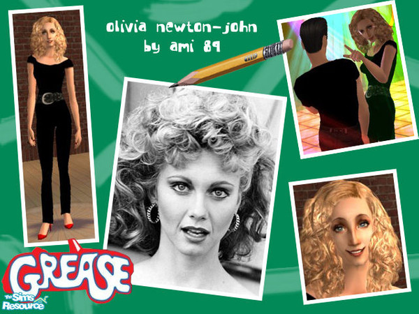 Sims 2 — Sandy Olsson by ami_89 — Olivia Newton-John as Sandy Olsson from the movie Grease .. hope u like it :)