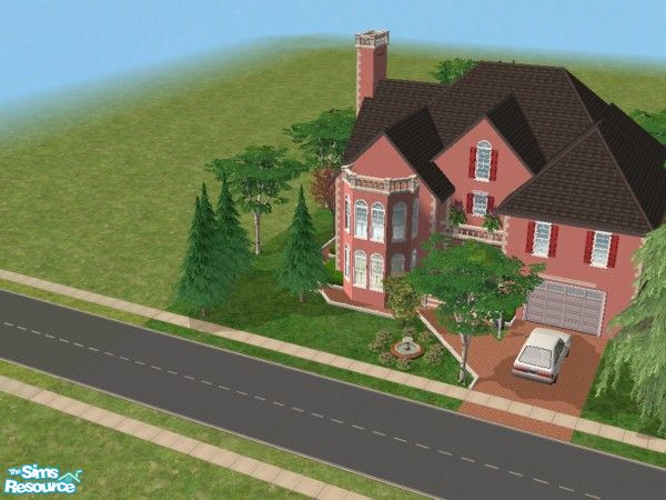 Sims 2 — 3, Mayberry Place by heyboss — An incredible victorian manor with giant spaces, a two-story family room, 5