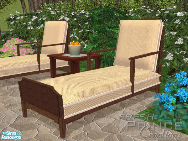 Sims 2 —  by Fresh-prince — A beautiful and stylish chair for indoors and outdoors! Perfect for any location and is