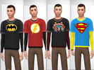 Sims 4 — darlingNikkiSuperheroT1 - Parenthood needed by darlingNikki3 — Superhero graphic layered t-shirt. Has swatches
