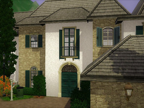Sims 3 — The Lake Castle unfurnished no CC by sgK452 — It's not really a castle but a big mansion with a view of the