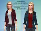 Sims 4 — Life Is Strange; Rachel Ambers Top by PandaMea — If you enjoy, please leavea comment! I would really apritiate