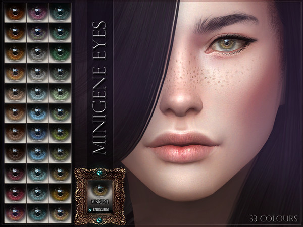 Sims 4 — Minigene Eyes (Facepaint) by RemusSirion — Minigene Eyes update 2023-03-18: enabled for infants HQ mod