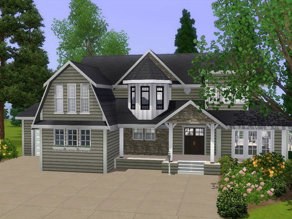 Sims 3 — Springwood Lodge by Gamergurl101 — This beautiful traditional style home is perfect for you growing Sims family!