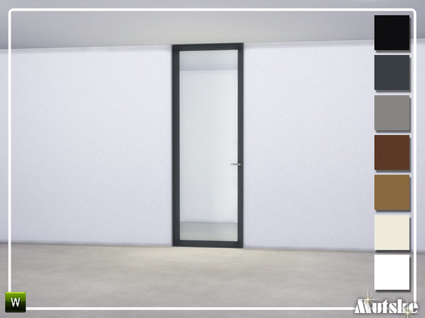 Sims 4 — Banks Door Short Wall 1x1 by Mutske — This door is part of the Banks Constructionset. Made by Mutske@TSR. 