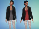 Sims 4 — Dress with Jacket and Tights - Mesh needed by chocolatecowplant — This is a recolor of ShakeProductions Dress