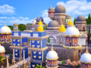 Sims 4 — Arabian Village & Palace by kaibellvert2 — A small village with a palace, two hanging gardens, ponds, 2