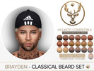 Sims 4 — Brayden Classical Beard Set by Boho_Bears_Boutique — - Custom thumbnail - Facial Hair category - Young Adult to