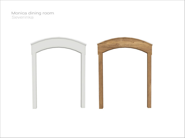 Sims 4 — [Monica diningroom] - arched door by Severinka_ — Arched door Build / Buy category: Doors 2 colors Fixed door