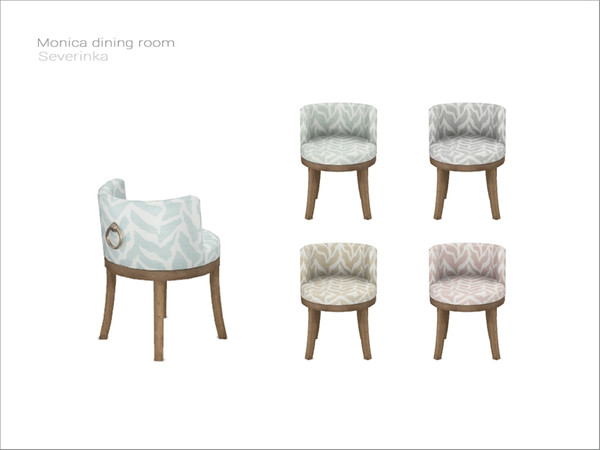Sims 4 — [Monica diningroom] - dining chair by Severinka_ — Dining chair From the set 'Monica dining room' Build / Buy