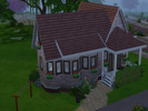 Sims 4 — Floral Cottage - No CC by kms93 — Small, open plan cottage, perfectly suitable for a single Sim! Consists of 1