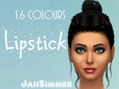 Sims 4 — Lipstick #1 - JahSimmer by JahSimmer — 16 different colors! XxxX JahSimmer Youtube channel: JahSimmer