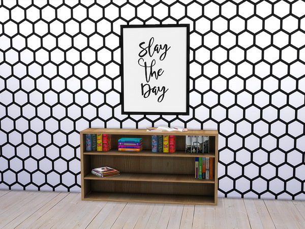 Sims 4 — Victor Wall 2 by modelsims4 — Victor Wall - 10 swatches - Made with Sims4Studio and Adobe Photoshop - All wall