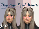 Sims 4 — DeguTegu Egirl Hearts  by allierose000 — Have you ever wanted your sim to be a tiktok meme? well now you can