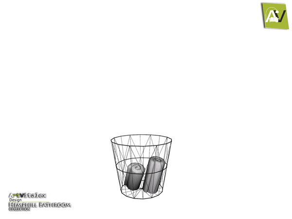 Sims 4 — Hemphill Towel Basket by ArtVitalex — - Hemphill Towel Basket - ArtVitalex@TSR, Feb 2019