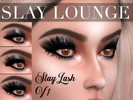 Sims 4 — Luxury Eyeliner Slaylash lashes V1 by simslove346 — Stay glamorous with long, flirty lashes! You can choose from